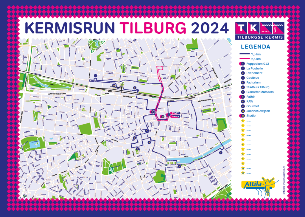 Route kermisrun tilburg 2024