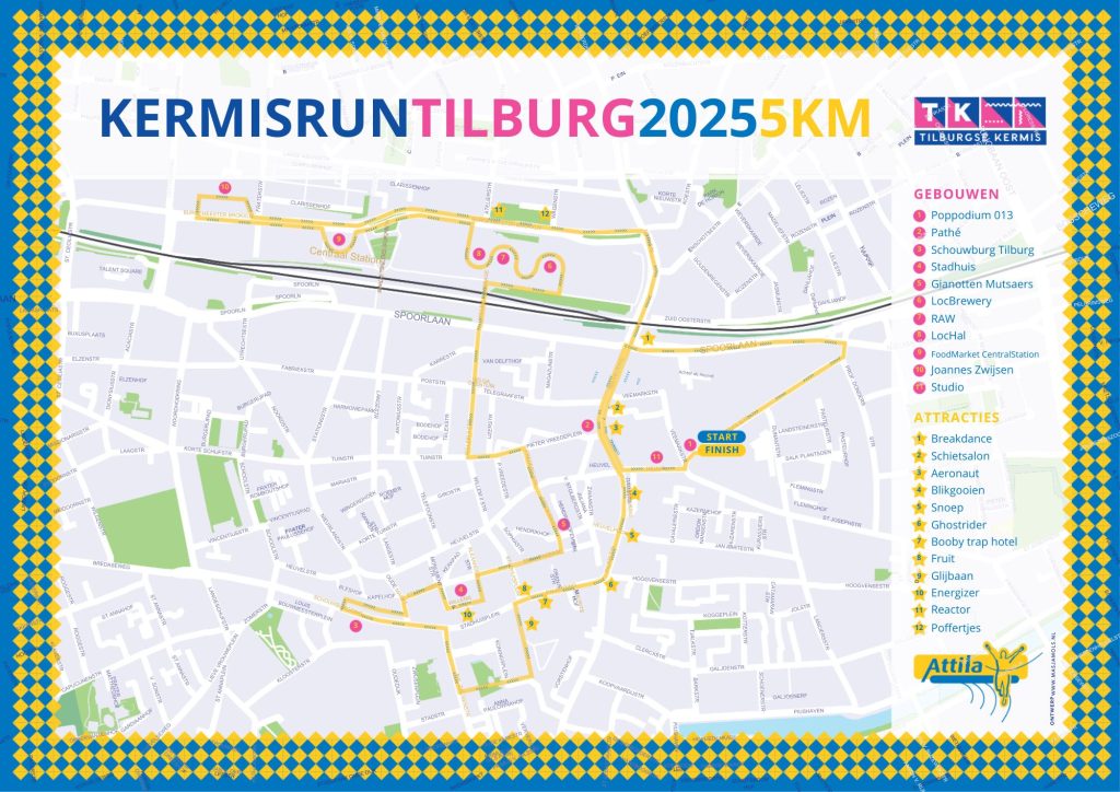 Parcours Kermisrun 2025 5km