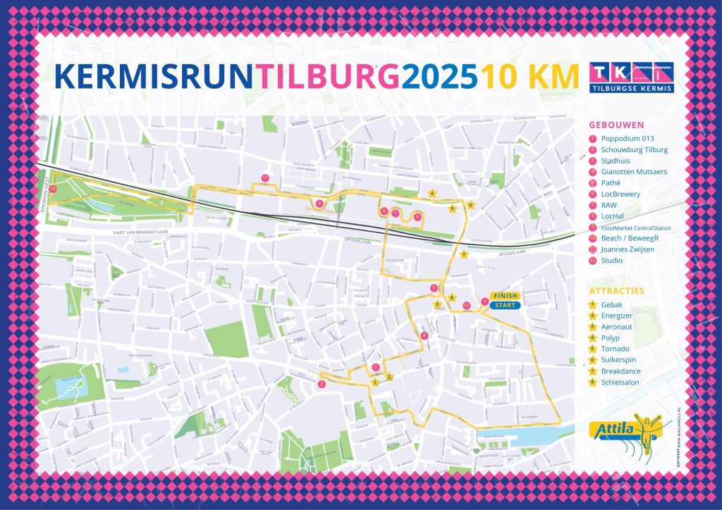 Parcours Kermisrun 2025 10km
